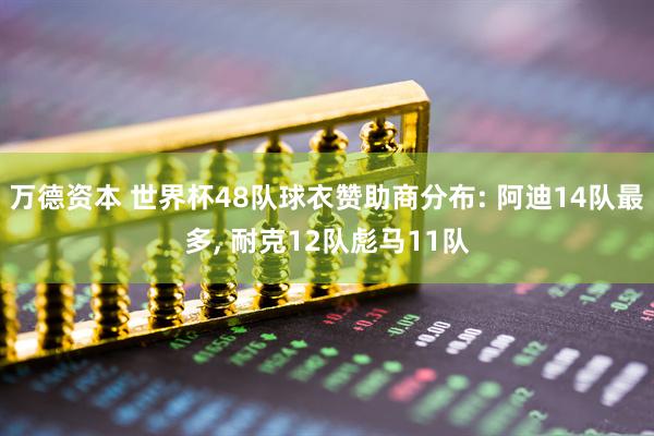 万德资本 世界杯48队球衣赞助商分布: 阿迪14队最多, 耐克12队彪马11队