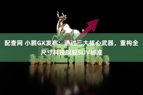 配查网 小鹏GX发布：通过三大核心武器，重构全尺寸科技旗舰SUV标准